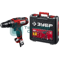 Дрель-шуруповерт сетевой ЗУБР ДШ-М3-500-2 К, Сетевая, 500 Вт, Кейс