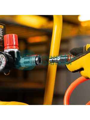 Компрессор безмасл. малошумный Denzel DLP-950/24, 950 Вт, 24 л, 2850 об/мин, 170 л/мин