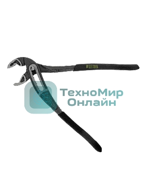 Клещи переставные Denzel обливные рукоятки, 180 мм