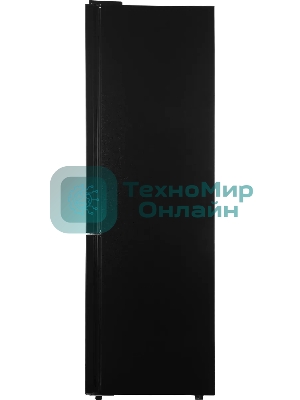 Холодильник Hyundai CC35083F черное стекло двухкамерный 240/95л морозилка снизу, No Frost