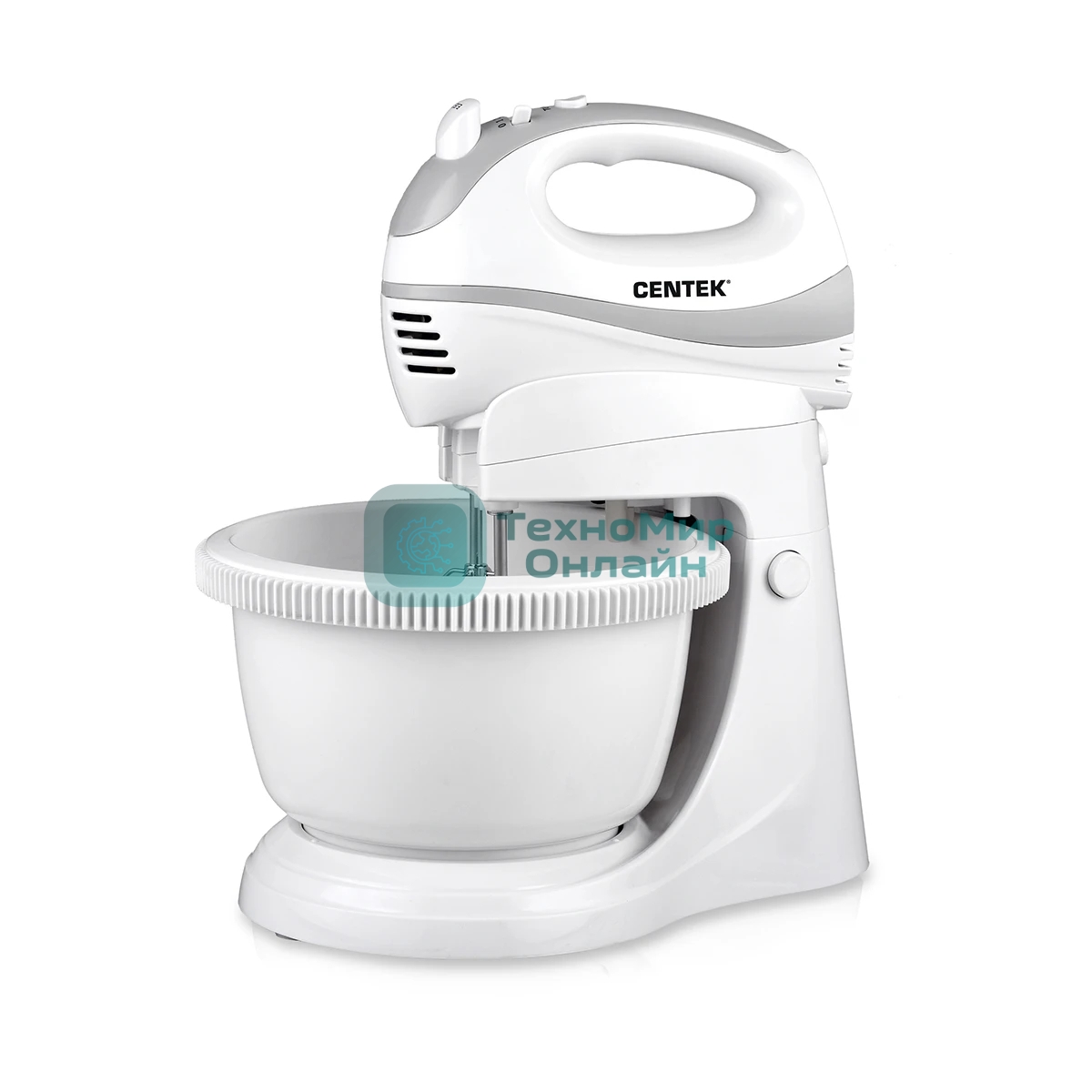 Миксер стационарный Centek CT-1106 бело-серый, 320 Вт