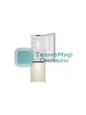 Холодильник LG GA-B419SEJL бежевый двухкамерный 223/79л морозилка снизу, No Frost