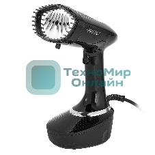 Отпариватель Delta LUX DE-3200P черный, 1500 Вт, 30 г/мин, 400 мл