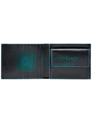 Кошелек мужской Piquadro Blue Square PU1239B2R/N черный натур.кожа