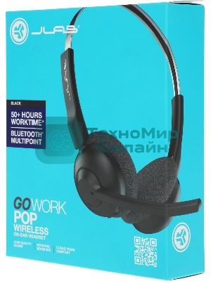 Гарнитура беспроводная GO Work Pop Wireless Headphones - черный