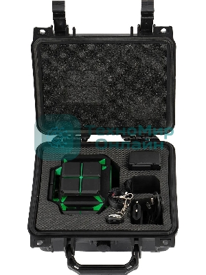 Уровень лазер. Ada LaserTANK 3-360 2кл.лаз. 515нм цв.луч. зеленый 3луч. (А00633)