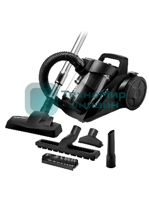 Пылесос циклонного типа BRAYER, 2200Вт, 4л, всасыв 420 Вт, Hepa, телес, 5м, паркетная щетка