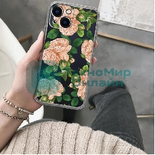 Чехол (клип-кейс) GRESSO Air для Apple iPhone 13 прозрачный/рисунок gr17aaae9098