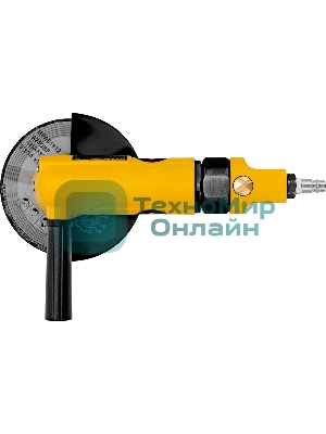 Пневматическая углошлифовальная машина Denzel AG125, 11000 об/мин, 125 мм, 186 л/мин