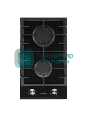 Газовая варочная панель Nordfrost HM 3023 B, встраиваемая, черный