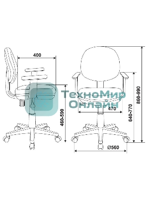 Кресло Бюрократ CH-W356AXSN Sticks 08 фиолетовый, ткань, 120 кг