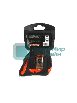 Рулетка PATRIOT MTA-5, автостоп, ударопрочный корпус, обрезиненная, 5м