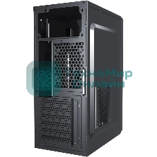 Компьютерный корпус Digma DCC-MD302 черный без БП ATX 1x80мм 3x120мм 2xUSB 2.0 2xUSB 3.0 audio