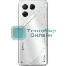 Смартфон Tecno Pova 7 5G LJ7, 8/256Gb, серебристый