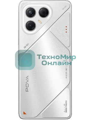 Смартфон Tecno Pova 7 5G LJ7, 8/256Gb, серебристый