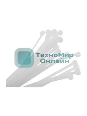 Хомут кабельный 2.5х150 нейл. белый (уп. 100 шт) EKF plc-c-2.5x150