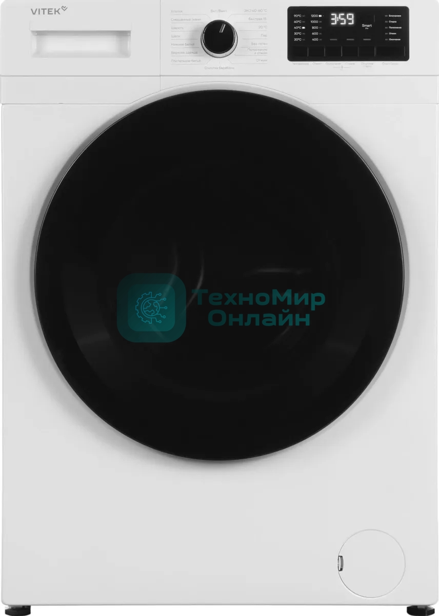 Стиральная машина Vitek VT-WFE9201 класс: A+++ загр.фронтальная макс.:10.5кг белый инвертор