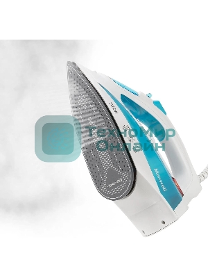 Утюг Maxwell MW-3055B белый/голубой 2200W