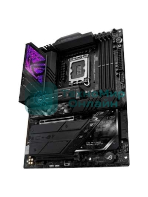 Материнская плата ASUS ROG STRIX Z890-E GAMING WIFI, LGA 1851, Intel Z890, 4xDDR5, 4xSATA, 7xM.2, 1xPCIe 5.0 x16, 1xPCIe 4.0 x16, 1xHDMI, 1xDP, 2xUSB-C Thunderbolt 4, 7xUSB-A 3.2 Gen 2, 3xUSB-A 3.2 Gen 1, 2xUSB-C 3.2 Gen 2x2, 1x 5Gb LAN, 2x3.5 мм, 7.1, ATX