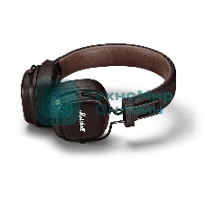 Беспроводные/проводные наушники Marshall Major V коричневый, накладные, Bluetooth + проводной, беспроводная зарядка, до 100 ч
