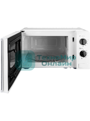 Микроволновая печь Hyundai HYM-M2048 белый, 20 л, 700 Вт, переключатели - поворотный механизм