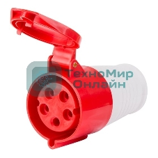 Розетка Rexant 225 переносная 3Р+РЕ+N 32А 380 В IP44