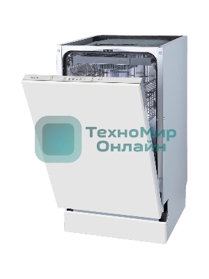 Посудомоечная машина встраиваемая Gorenje GV520D17S, загрузка 10 комплектов, стандартный мотор, регулировка верхней корзины по высоте, 3 корзины, кнопочное управление, звуковой сигнал завершения цикла, автооткрывание дверцы, половинная загрузка, полный AquaStop, энергоэффективность А+++, уровень шума 47 дБ, белый