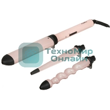 Щипцы для завивки волос BaByliss MS750E розовый/черный, 25/32/24-30 мм, 210 °C, 2 режима