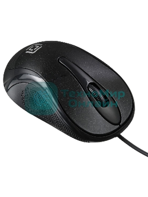Мышь проводная Oklick 385M черный, 1000 dpi, USB, кнопки - 3