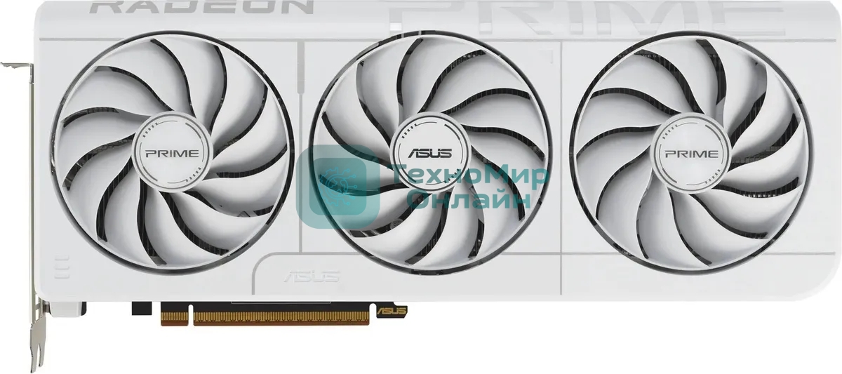 Видеокарта Asus PRIME-RX9070XT-O16G-WHITE белый