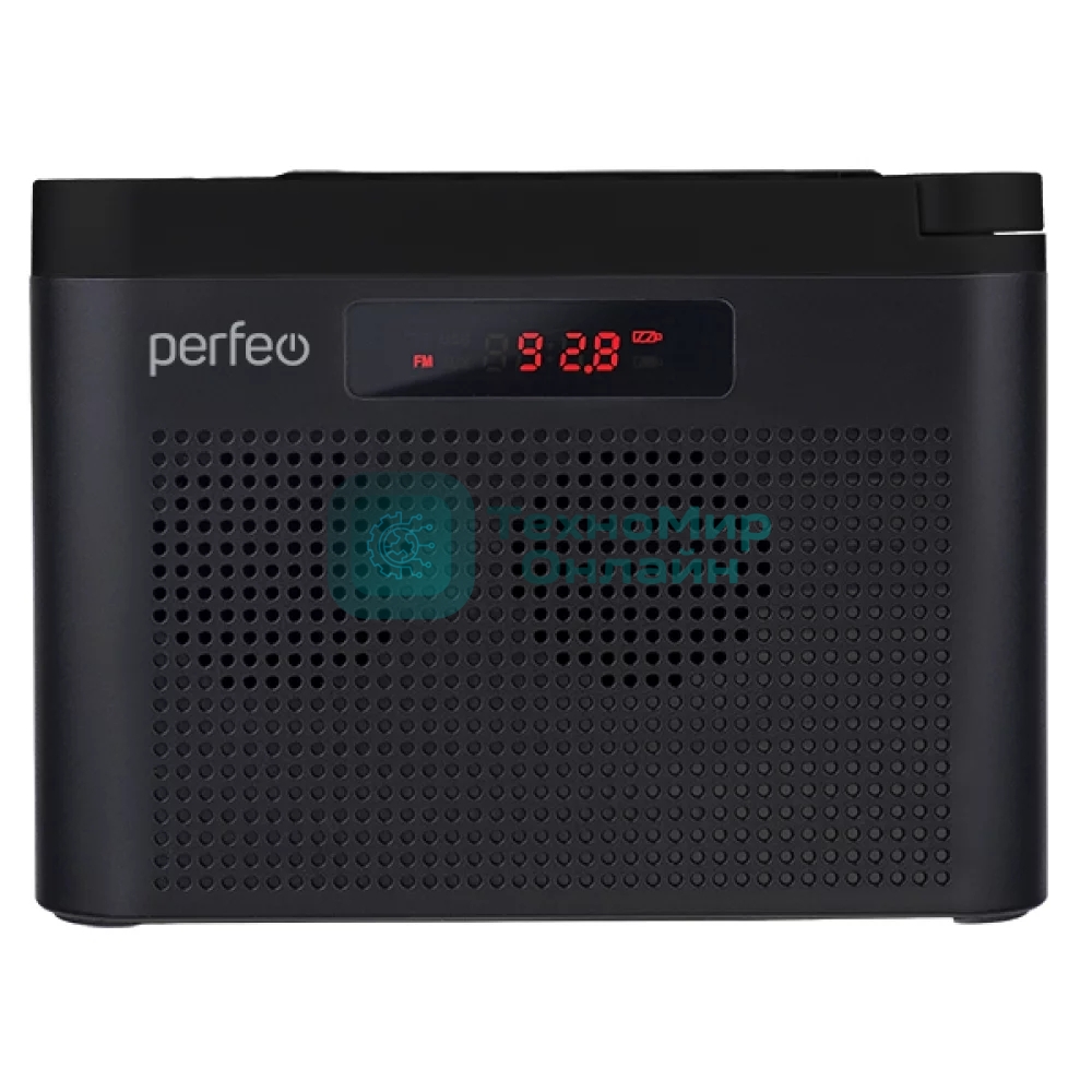 Радиоприемник Perfeo цифровой ТАЙГА FM+ 66-108МГц/MP3/встроенный аккум,USB/черный (I70BK) (PF_C4939)