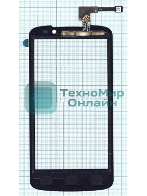 Сенсорное стекло (тачскрин) для LG Optimus True HD LTE P936, черное