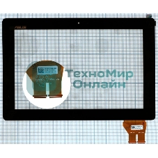 Сенсорное стекло (тачскрин) для Asus PadFone 3 A80 5363N FPC-1, черное с рамкой