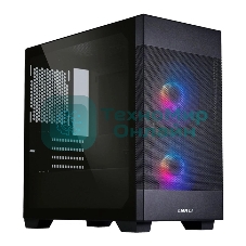 Компьютерный корпус Lian-Li Lancool 205M Mesh черный без БП ATX 2xUSB 3.0 audio bott PSU