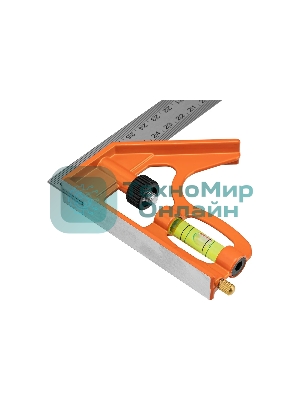 Угольник Sparta 300 мм, металлический, комбинированный