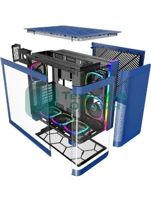 Компьютерный корпус Montech King 95 Pro голубой без БП ATX 4x120мм 2x140мм 1x180мм 2xUSB3.0 audio bott PSU