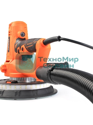 Прямошлифовальная машина (гравер) Patriot Expert WS 180 L, 800Вт, 2300 об/мин, d 180 мм, подсветка, (бетон, гипсокартон)