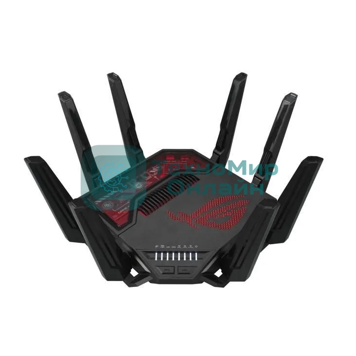 Маршрутизатор ASUS GT-BE19000, черный/красный, 90IG0850-MO9A0V