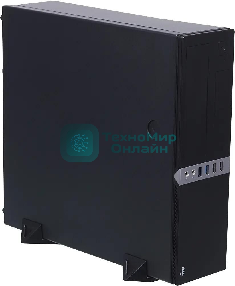 Компьютер IRU Office 310H6SF SFF i3 12100 (3.3) 8Gb SSD256Gb UHDG 730 Free DOS GbitEth 300W черный (1991582)