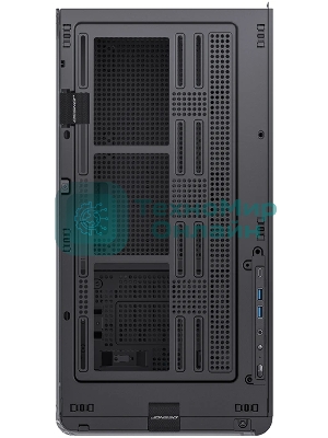 Корпус без блока питания Корпус JONSBO D300 Black MATX без БП, боковая панель из закаленного стекла, mini-ITX, micro-ATX, черный
