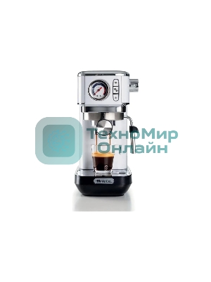 Кофеварка рожковая Ariete 00M138114AR0 белый, молотый, 1300 Вт, 15 бар