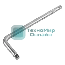 Вороток Г-образный Denzel 450x150 мм, квадрат 3/4