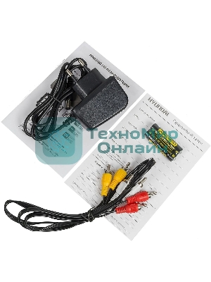 Приставка для цифрового ТВ Hyundai H-DVB520 черный, DVB-T2, DVB-T, DVB-C, HDMI, USB 2.0 х2
