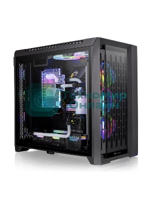 Компьютерный корпус Thermaltake CA-1X6-00F1WN-01 CTE C750 TG ARGb/Black/Win/SPCC/Tempered Glass*2/CT140 ARGb Fan*3/Brown Box CTE C750