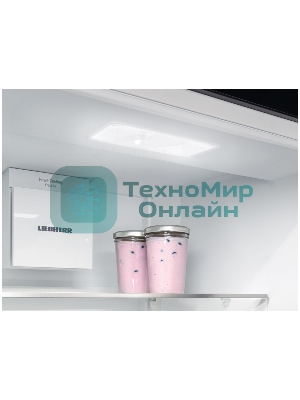 Холодильник Liebherr Pure CNsdc 5703-22 001 серебристый SmartSteel двухкамерный 266/94л морозилка снизу