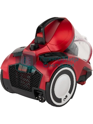 Пылесос Starwind SCV2081 красный/черный, 350/2000 Вт, уборка сухая, пылесборник контейнер 3.5 л