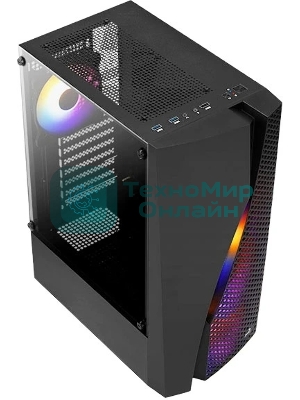 Компьютерный корпус Aerocool/Formula Wave-G-BK-v2 черный без БП mATX 3x120mm 1xUSB2.0 2xUSB3.0 audio