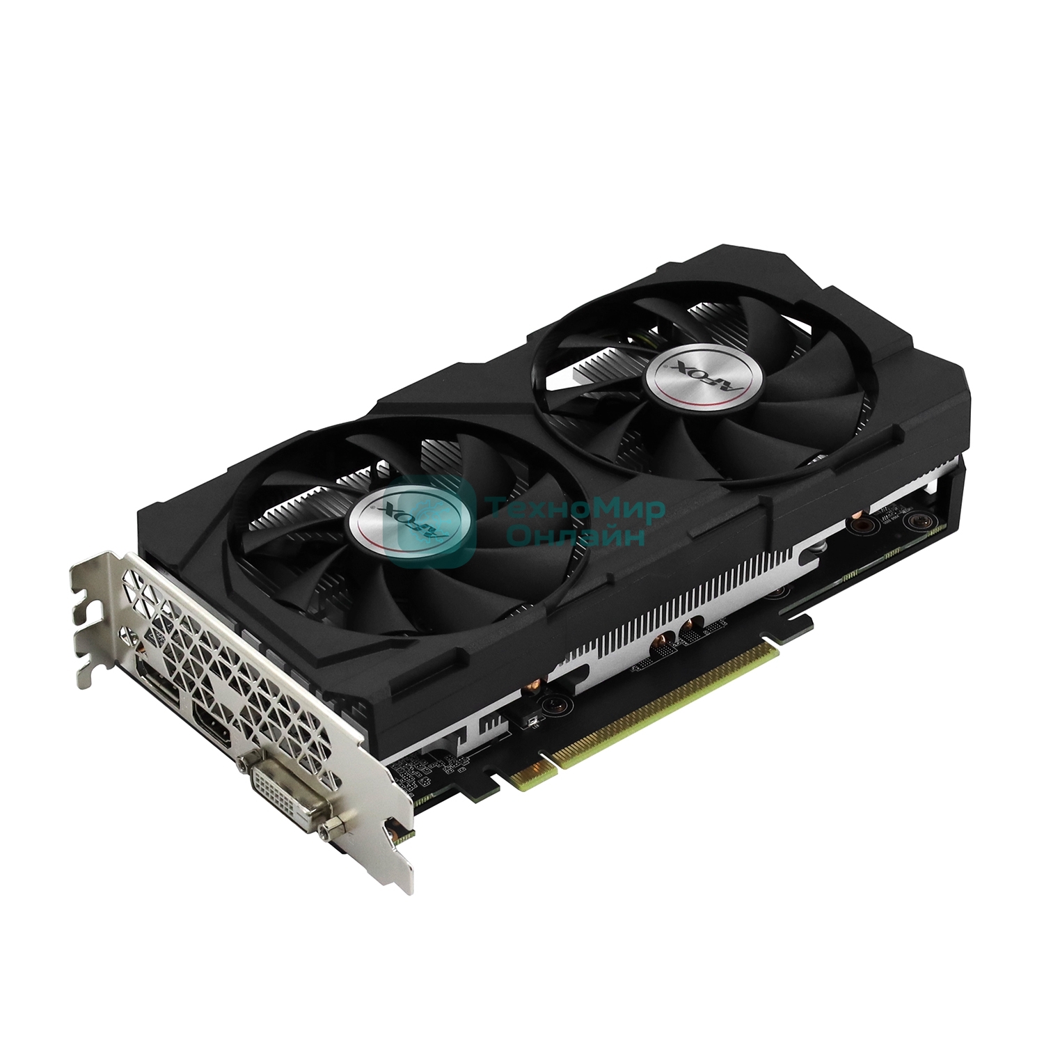 Видеокарта Afox GeForce RTX 2060 6Gb GDDR6 192BIT DP DVI HDMI ATX DUAL FAN RETAIL PACK