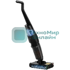 Пылесос вертикальный Deerma VX96W серый/черный, питание от аккумулятора, 15 Вт, уборка влажная и сбор жидкости, пылесборник 0.6 л, работа от АКБ max 30 мин