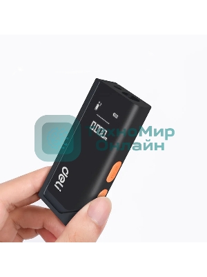 Лазерный дальномер Deli DL331140 Home Series черный диапазон измерений 0,05~40м, точность измерения ±3мм, 370 мА·ч, OLED дисплей, Type-C, вес 48 грамм, эксклюзивный дизайн